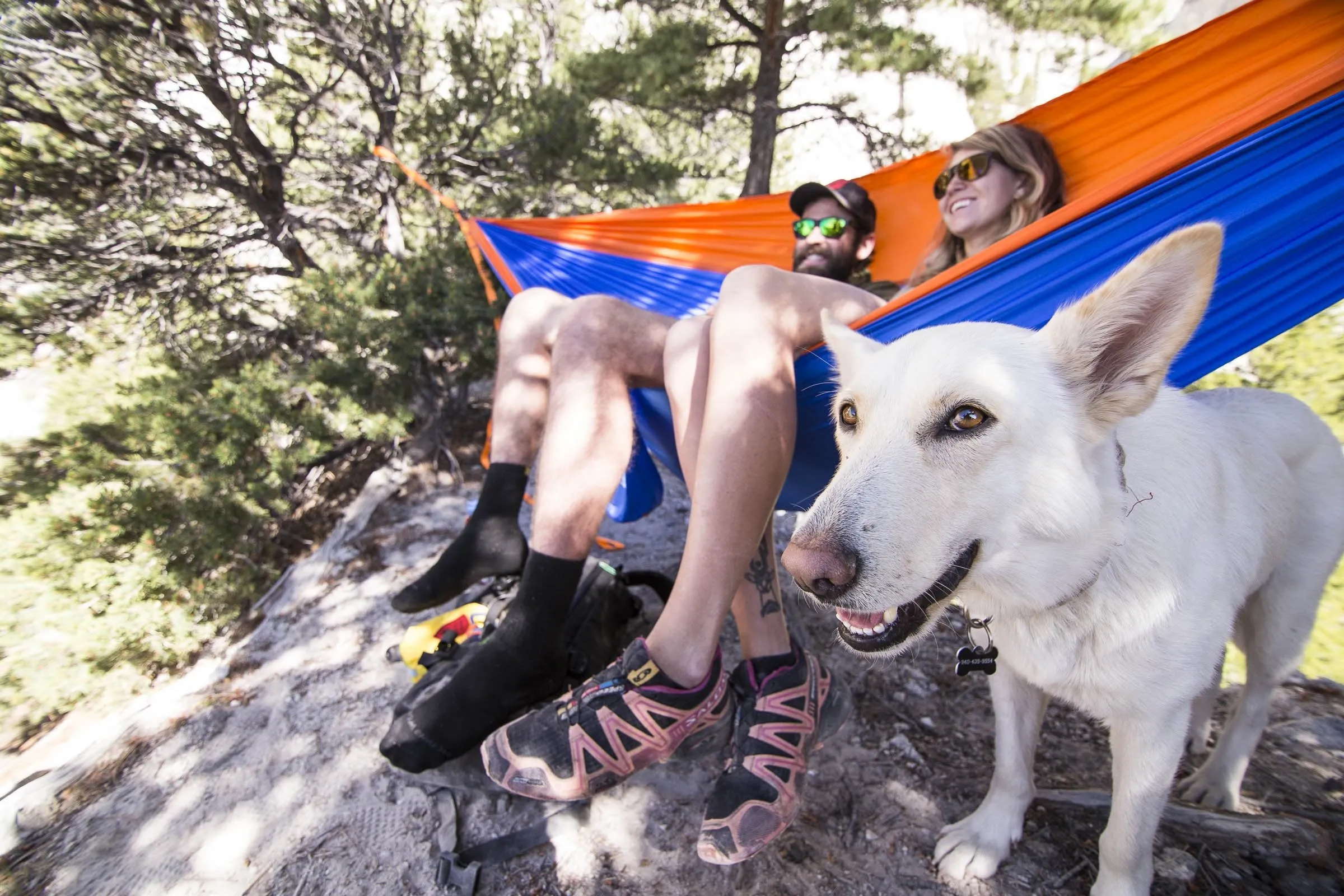 Nylon Double Camping Hammock with Tree Hanging Kit - Grand Trunk