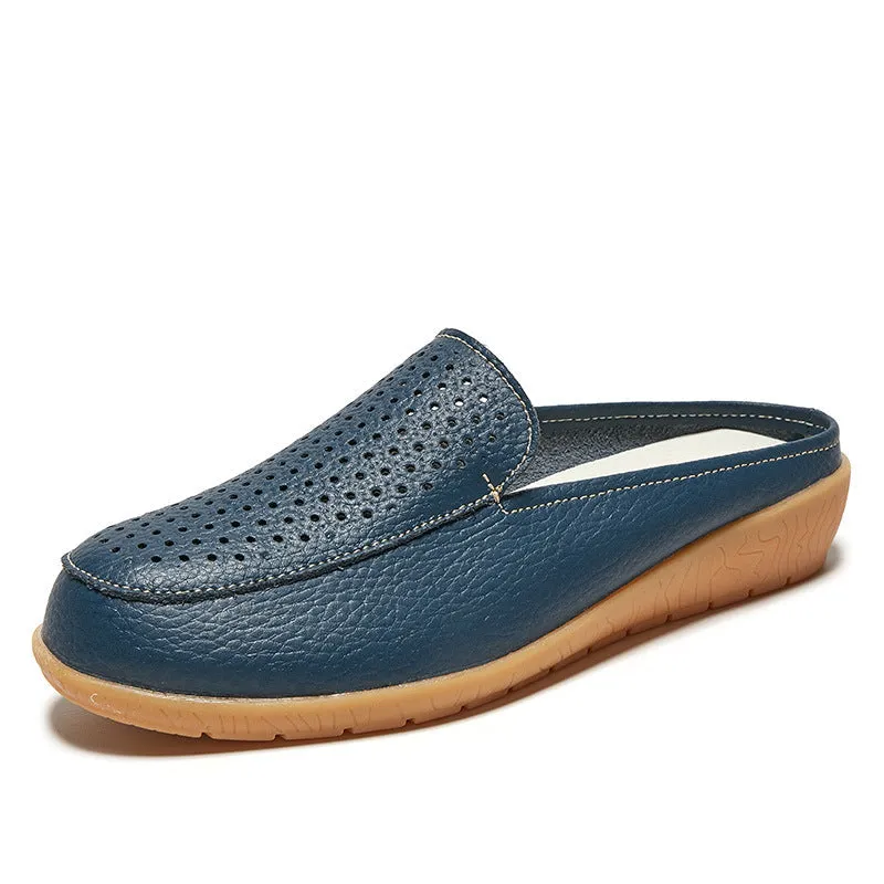 Owlkay  Fashionable Versatile Casual Cutout Loafers