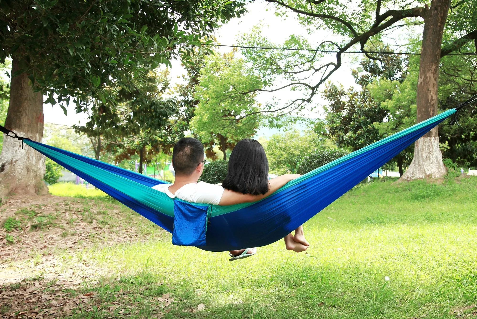 Parachute Nylon Double Camping Hammock - TAKEBEST