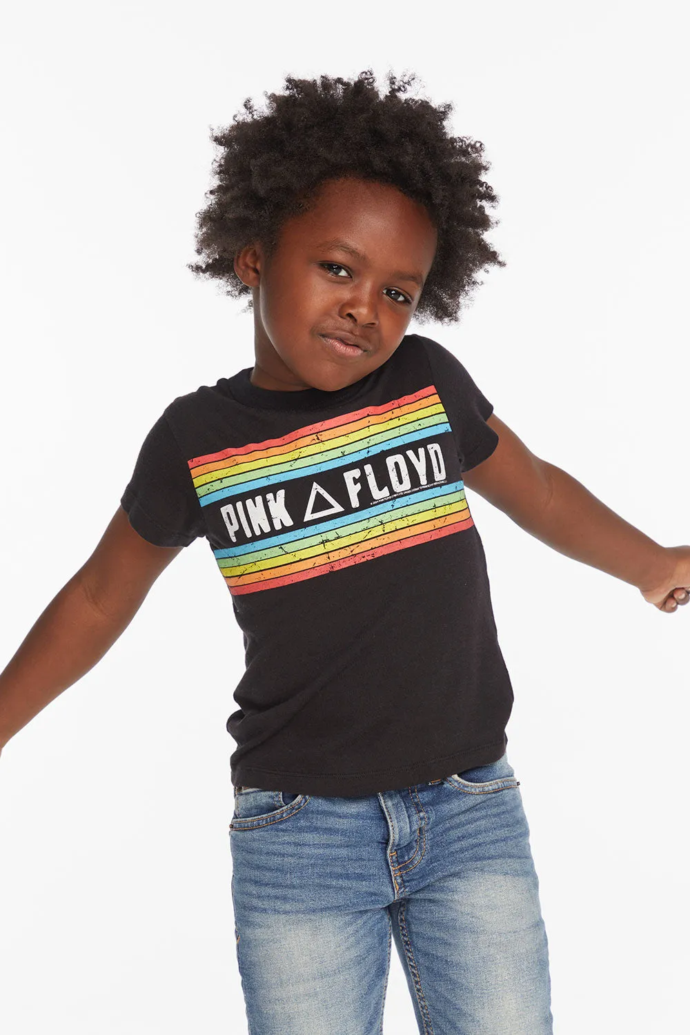 Pink Floyd Rainbow Stripe Boys Tee