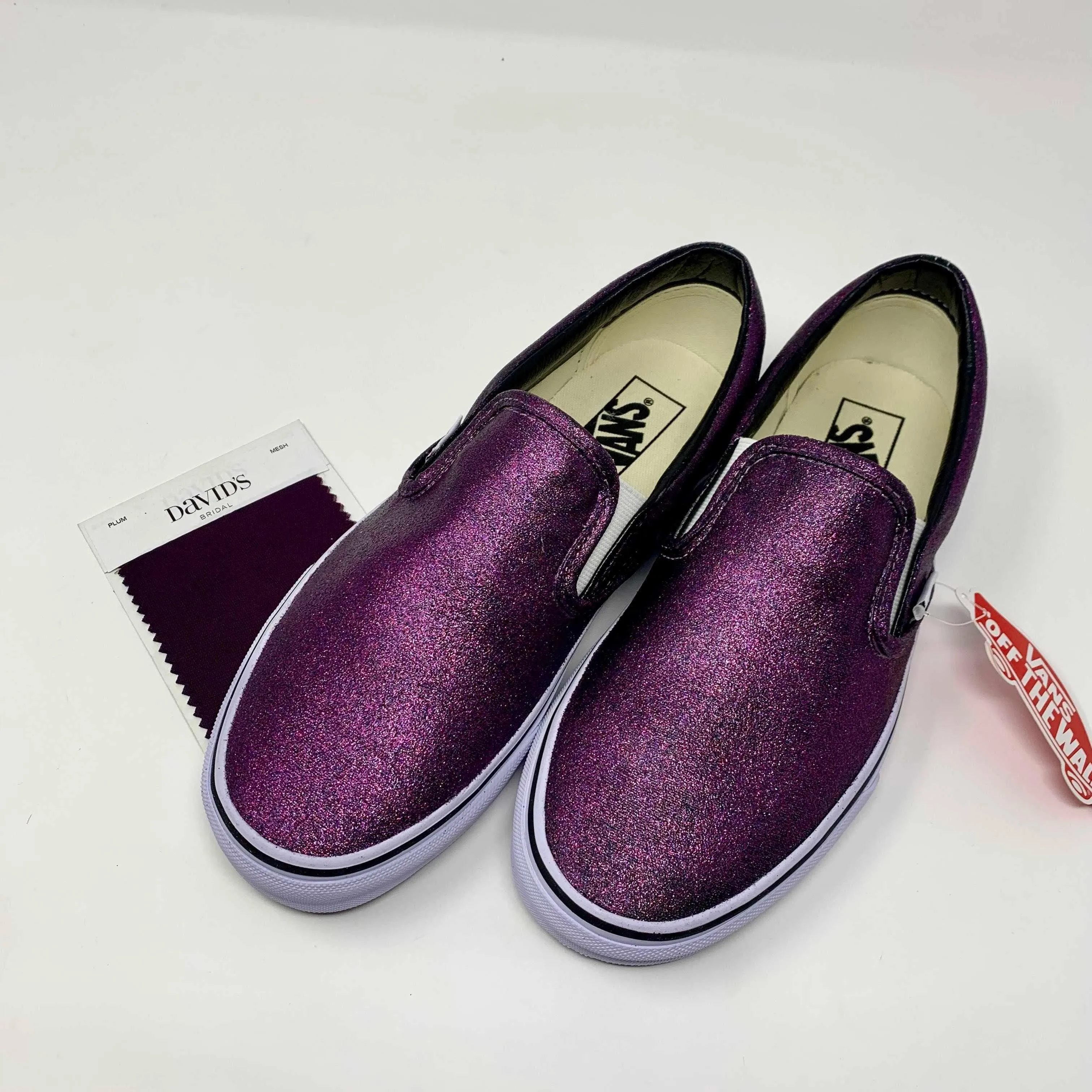 Plum Glitter Shoes