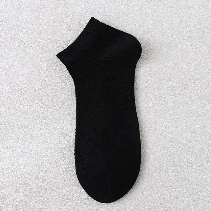 Plus Size Athletic Mesh Ankle Socks(12 Pairs)