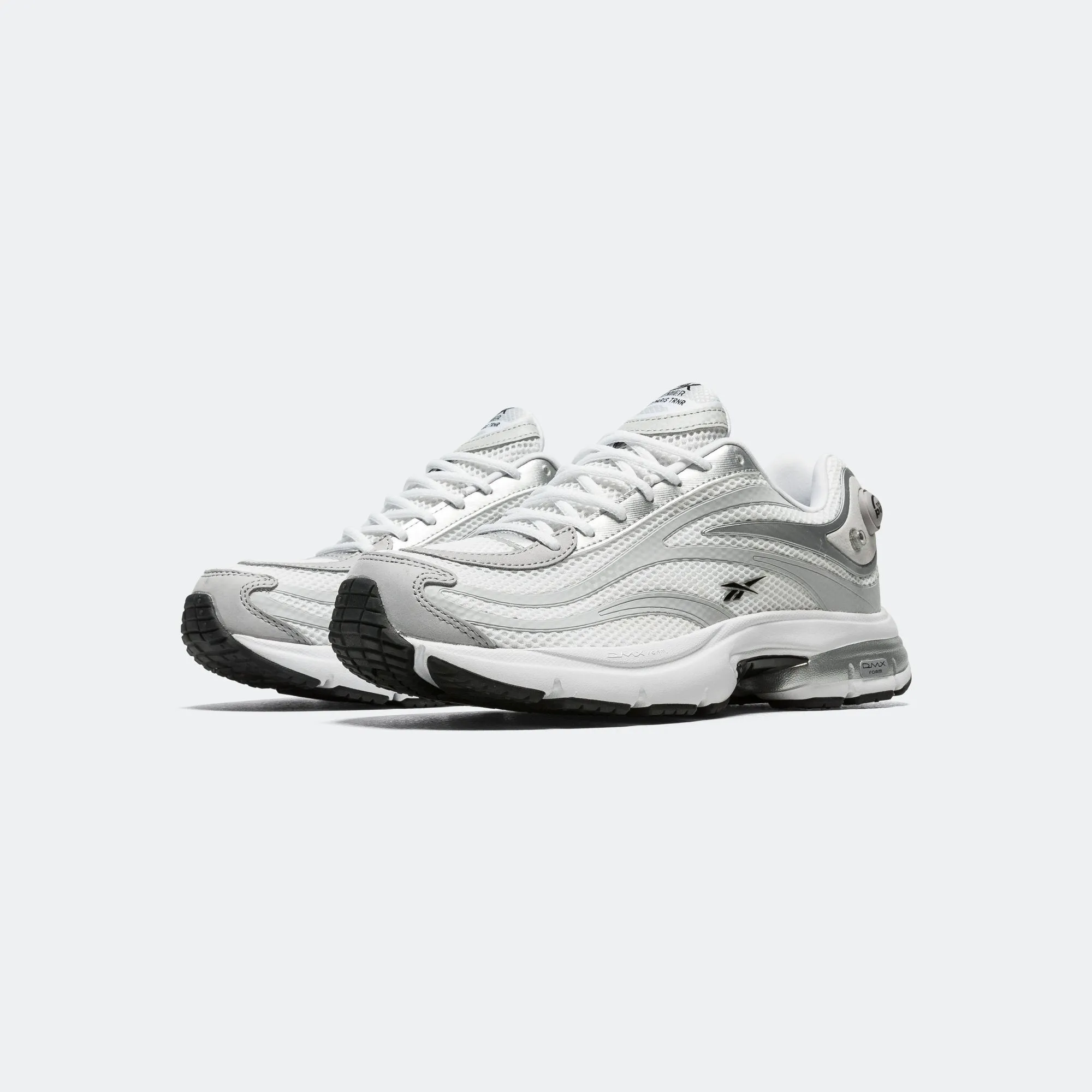 Premier Pump Paris Trainer - White/Grey-Silver Metallic