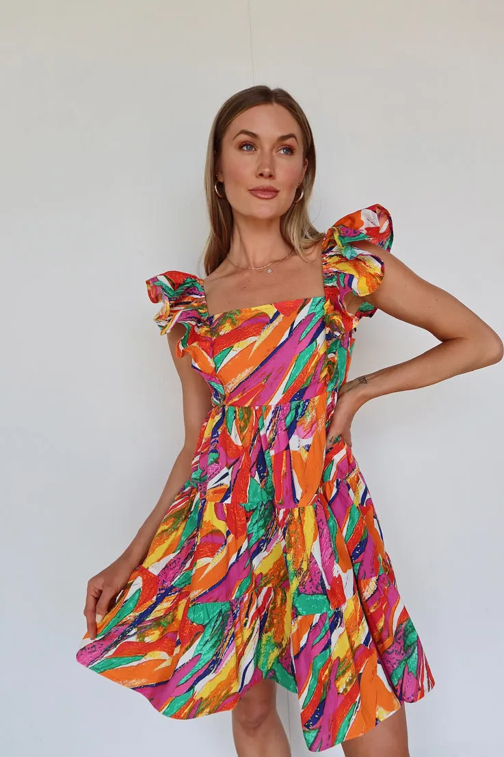 Prismatic Mini Dress