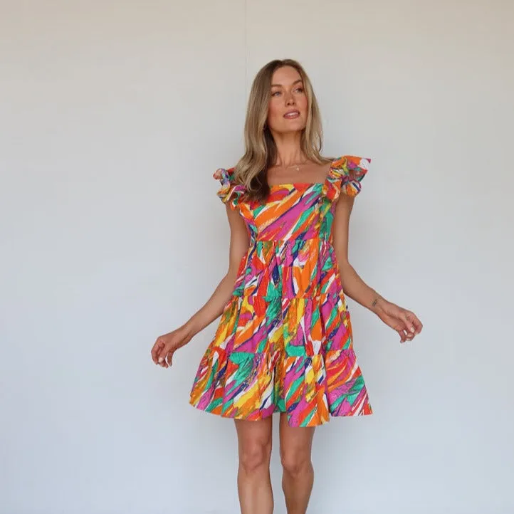 Prismatic Mini Dress