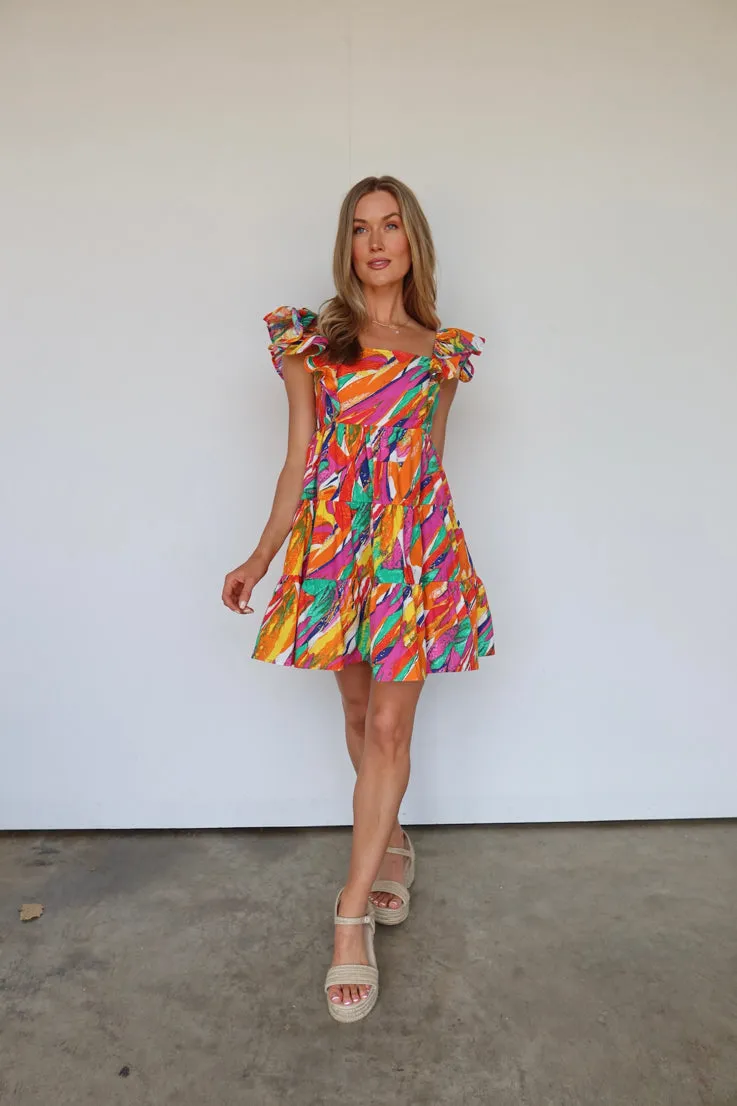 Prismatic Mini Dress