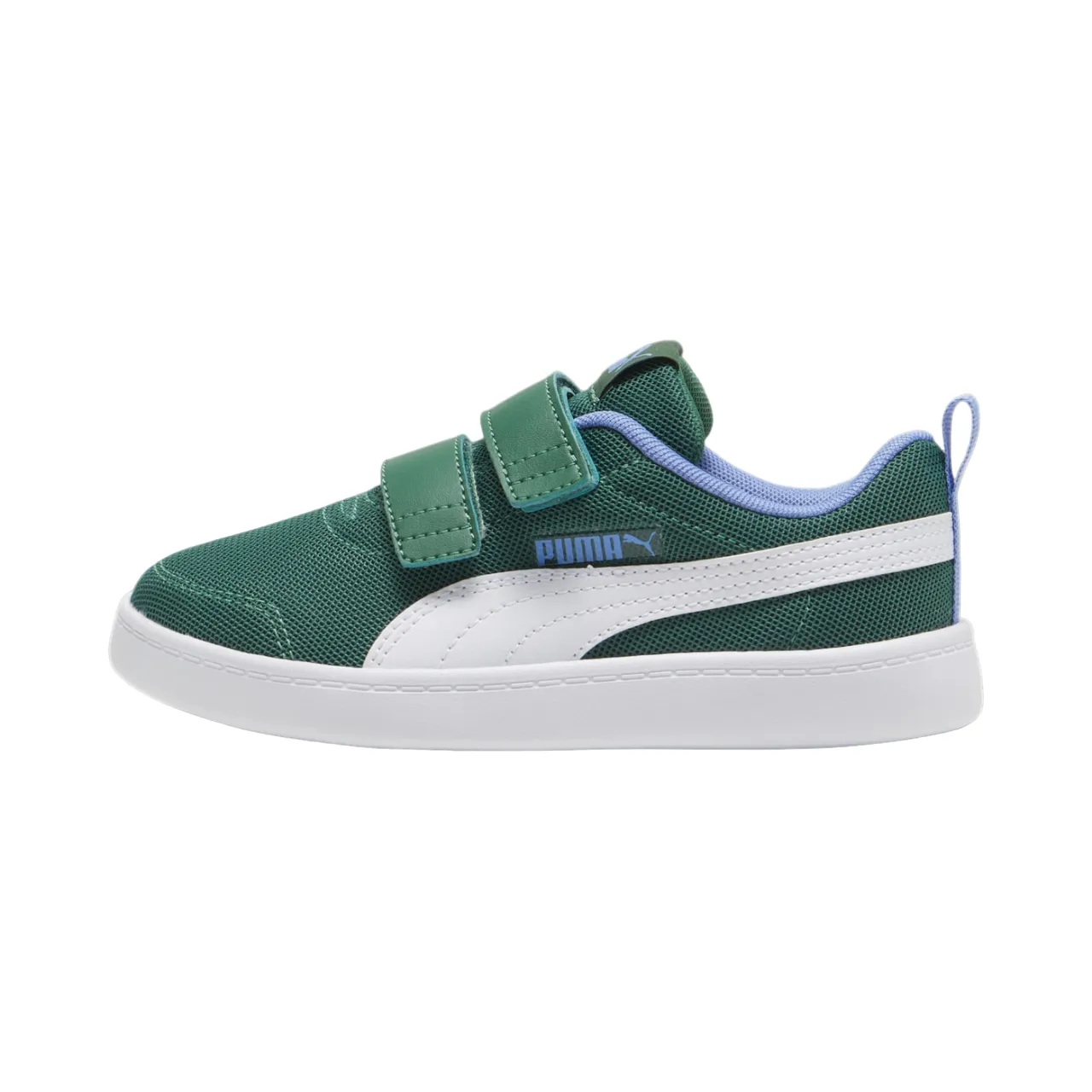 Puma scarpa sneakers in mesh Courtflex v2 371758 18 verde vite