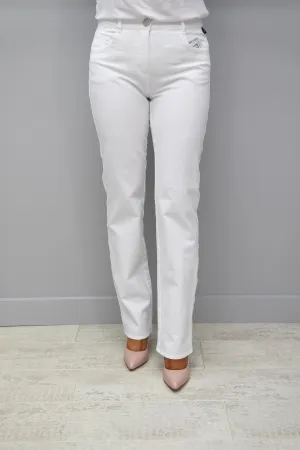 Robell Sonja White Jeans - 51420 5469 10