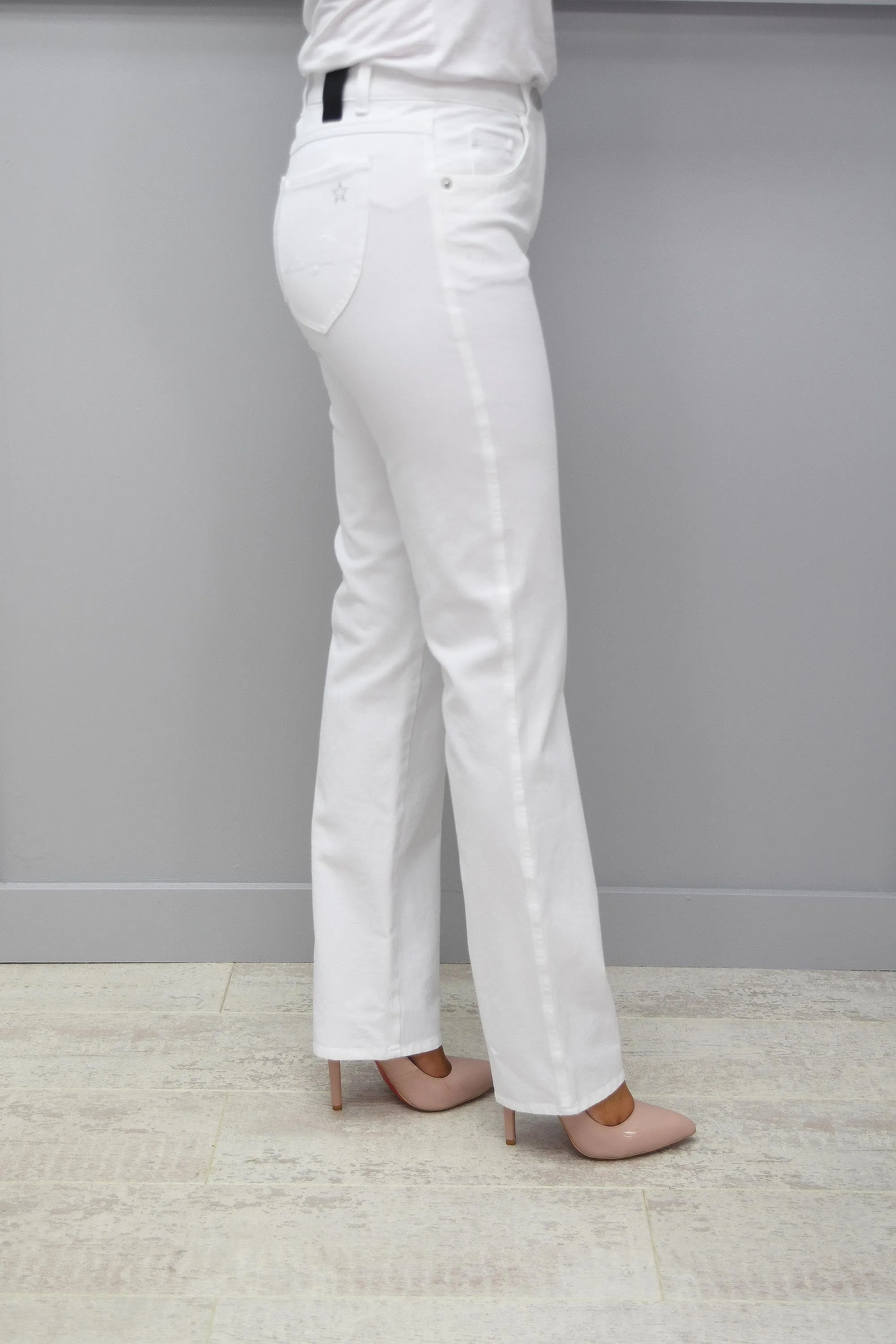 Robell Sonja White Jeans - 51420 5469 10