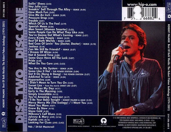 Robert Palmer - Best Of Both Worlds: The Robert Palmer Anthology (1974-2001) (2xCD, Comp) (NM or M-)