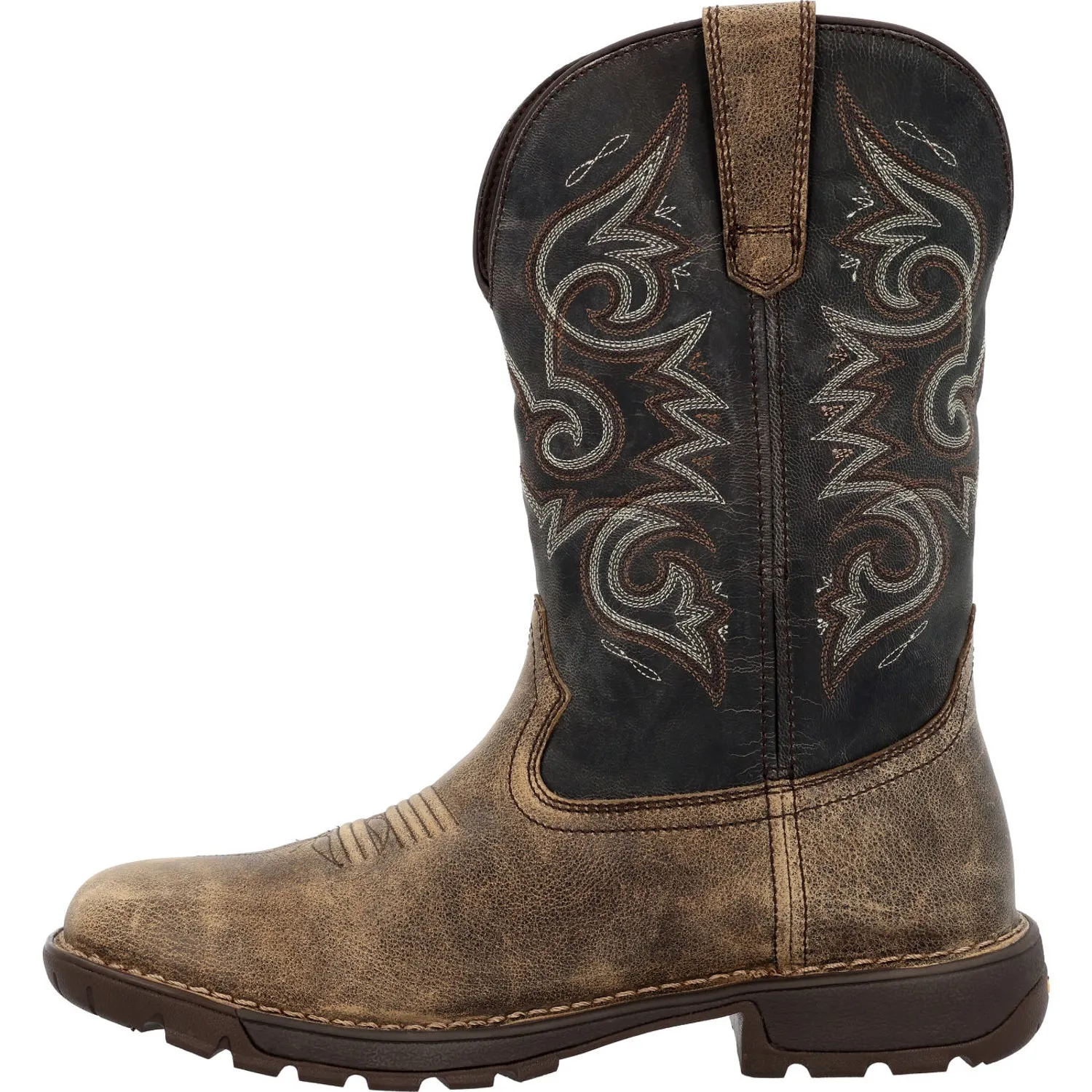 Rocky Mens Brown Leather WP Legacy 32 Cowboy Boots