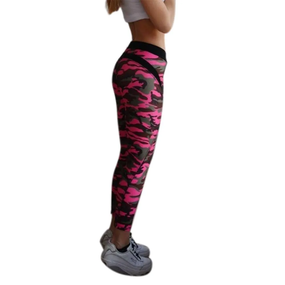 SA076 - CAMOUFLAGE SPORT LEGGINGS YOGA RUNNING FITNESS PANTS