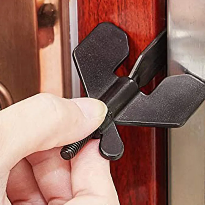 Self-Defense Portable Hotel Door Lock Door Stop Travel Anti-theft Door Latch | Brodtica.com