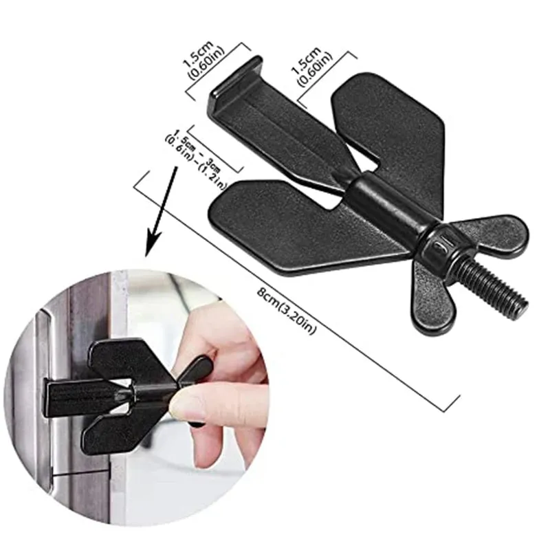 Self-Defense Portable Hotel Door Lock Door Stop Travel Anti-theft Door Latch | Brodtica.com