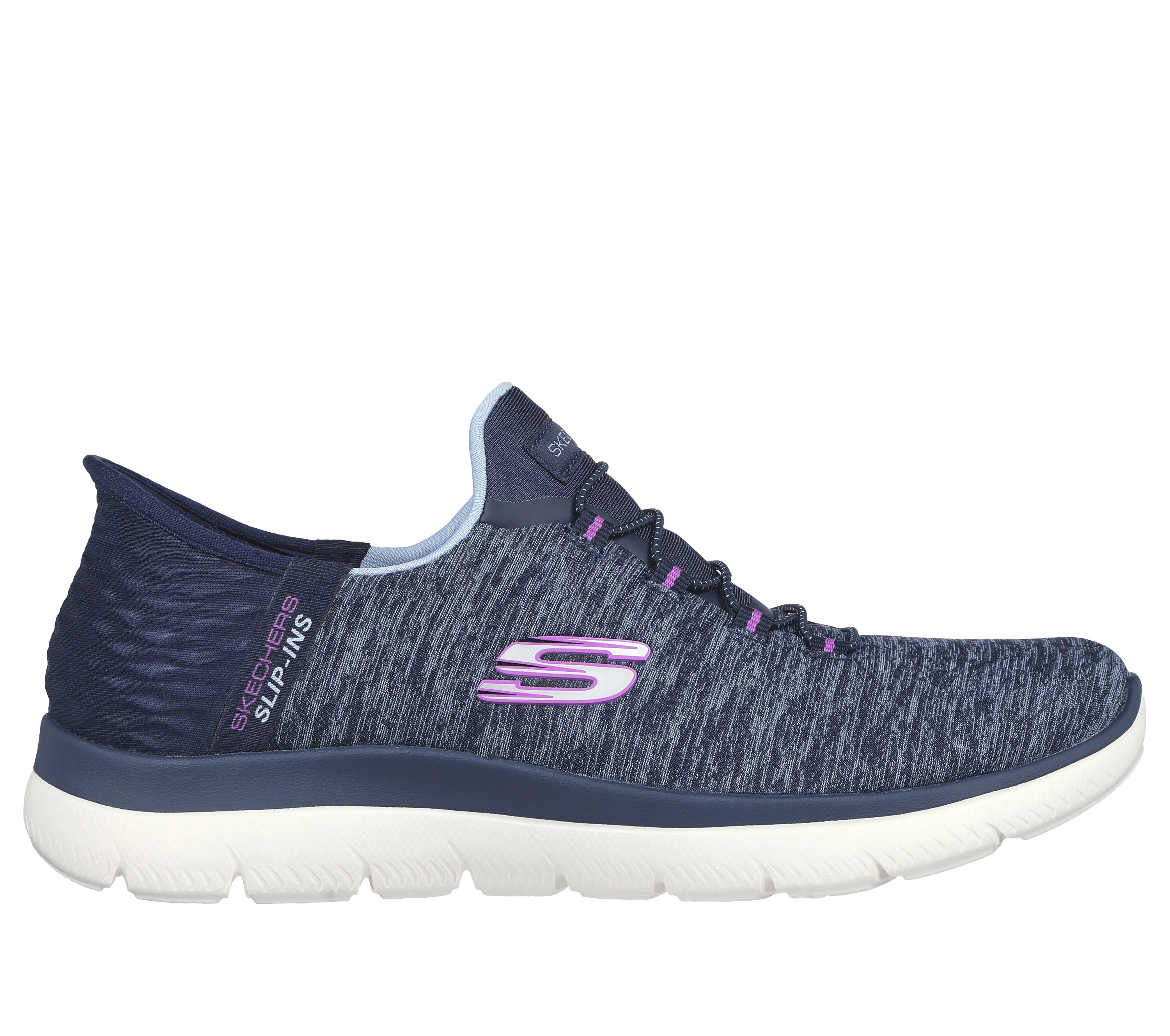 Skechers Women's Hands Free Slip Ins Summits Dazzling Haze Sneaker 