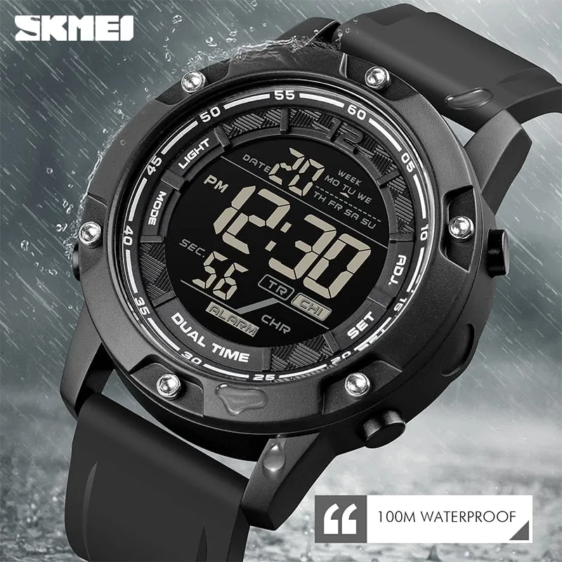 SKMEI 1762 Awesome 100M Waterproof Sports Watch for Men