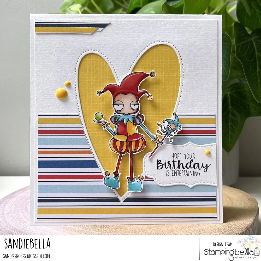 Stamping Bella Cling Stamp - Oddball Court Fairytale Jester*