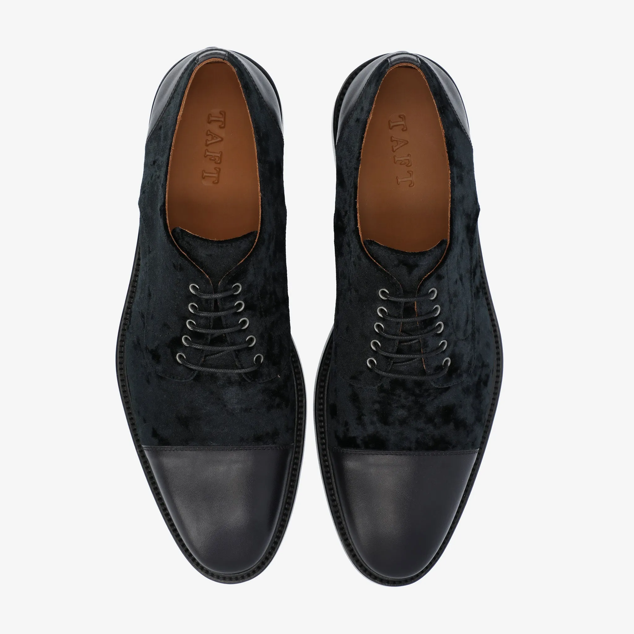 The Jack Shoe in Black Velour (Last Chance, Final Sale)