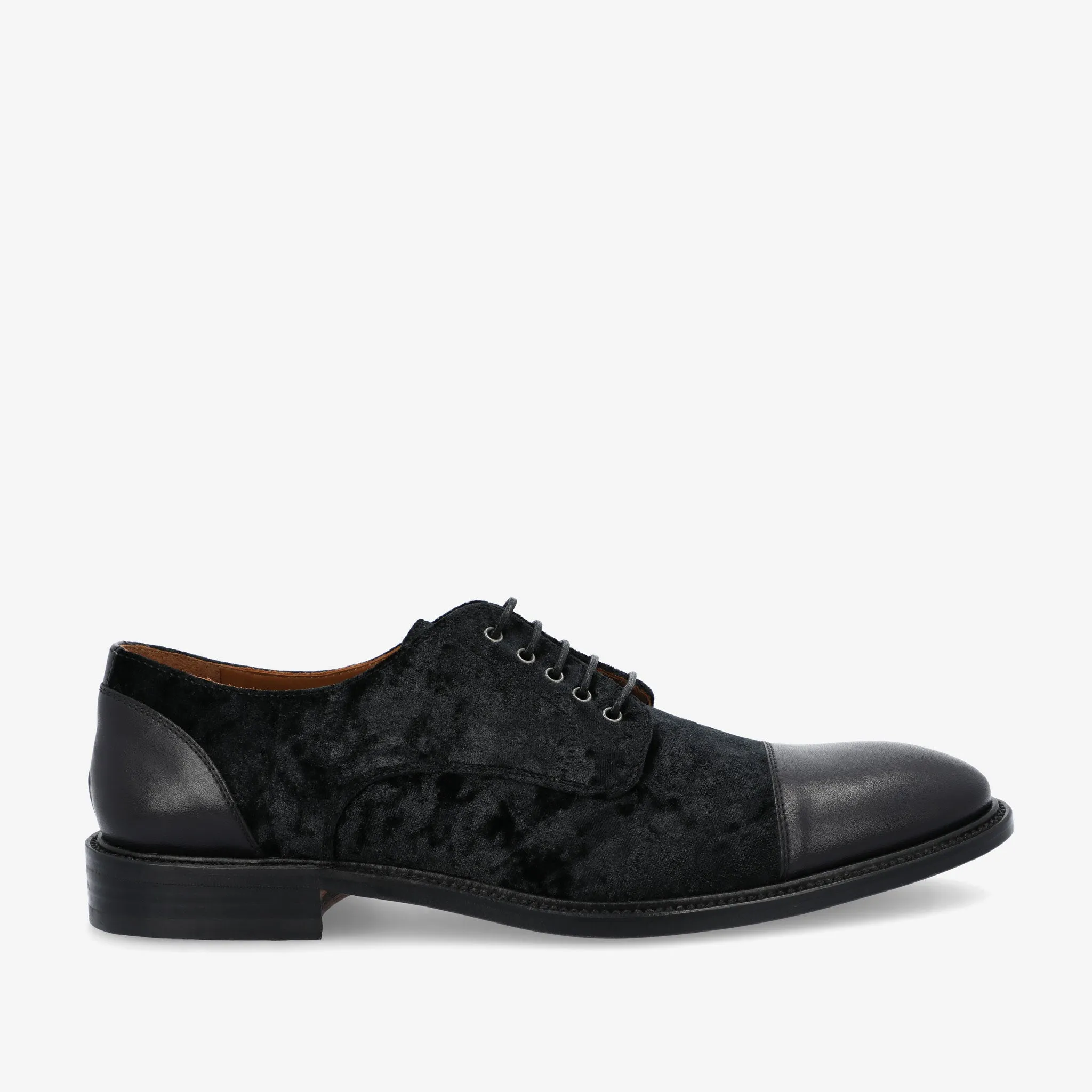 The Jack Shoe in Black Velour (Last Chance, Final Sale)