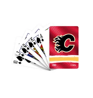 The Sports Vault NHL Calgary Flames Playing Cards