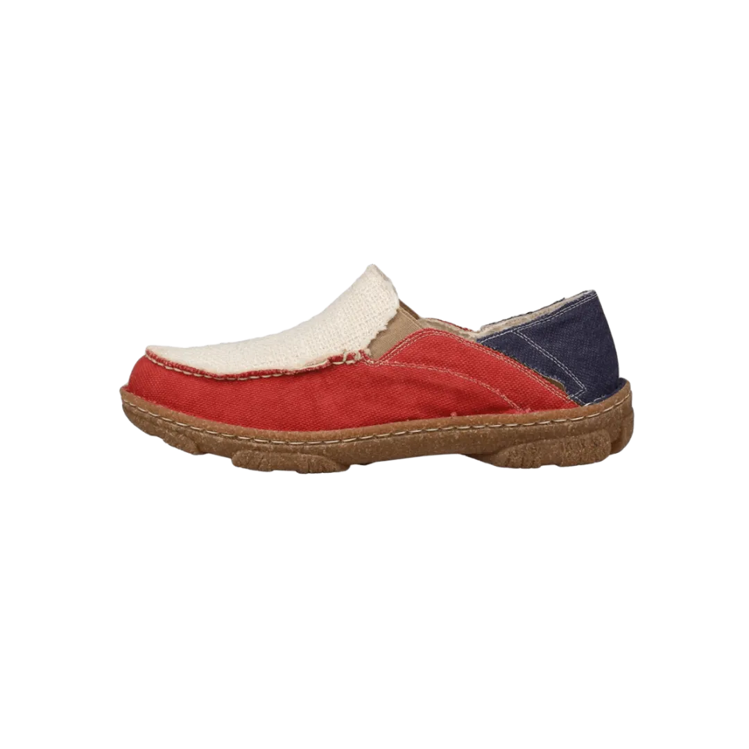 Tony Lama Women's Red White And Blue Moccsi Shoes