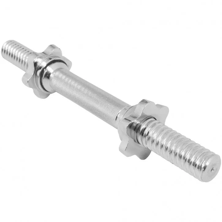 Unboxed Deal - Dumbell Bar 35cm - Spinlock Star Collars - Chrome