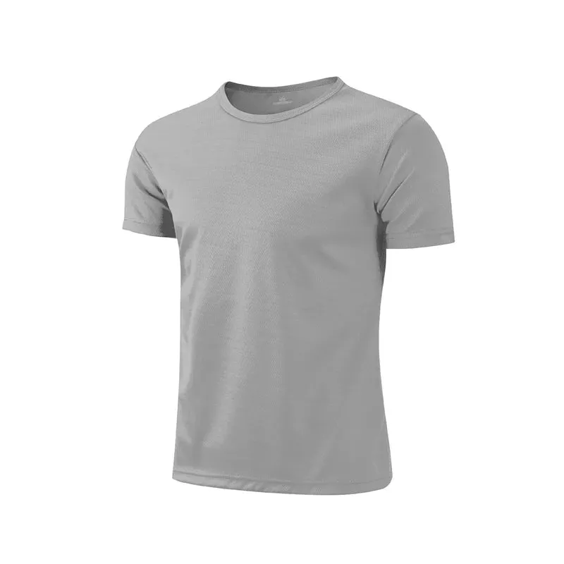 Unisex Quick-Dry Breathable Short Sleeve Sports T-Shirt