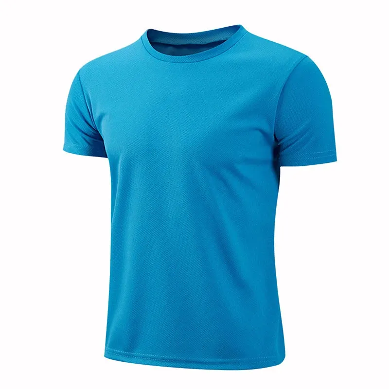 Unisex Quick-Dry Breathable Short Sleeve Sports T-Shirt