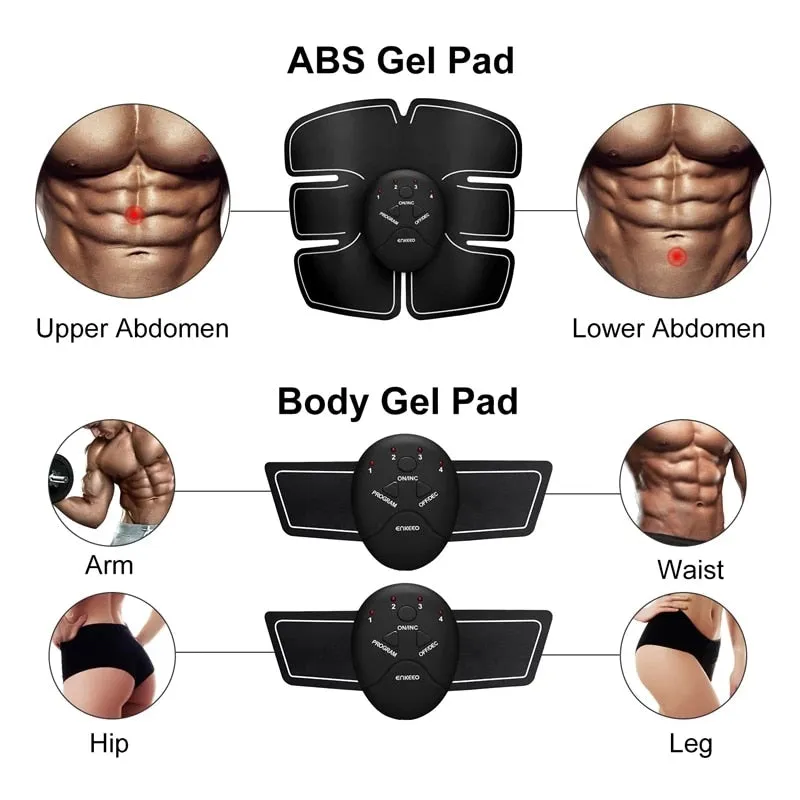 USB Rechargeable Wireless EMS Muscle Stimulator