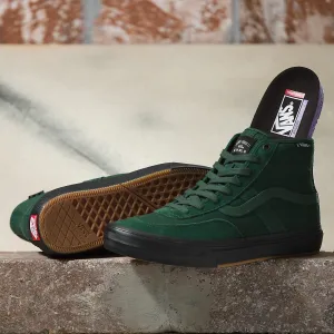 Vans Gilbert Crockett High Skateboard Shoe - Dark Green/Black