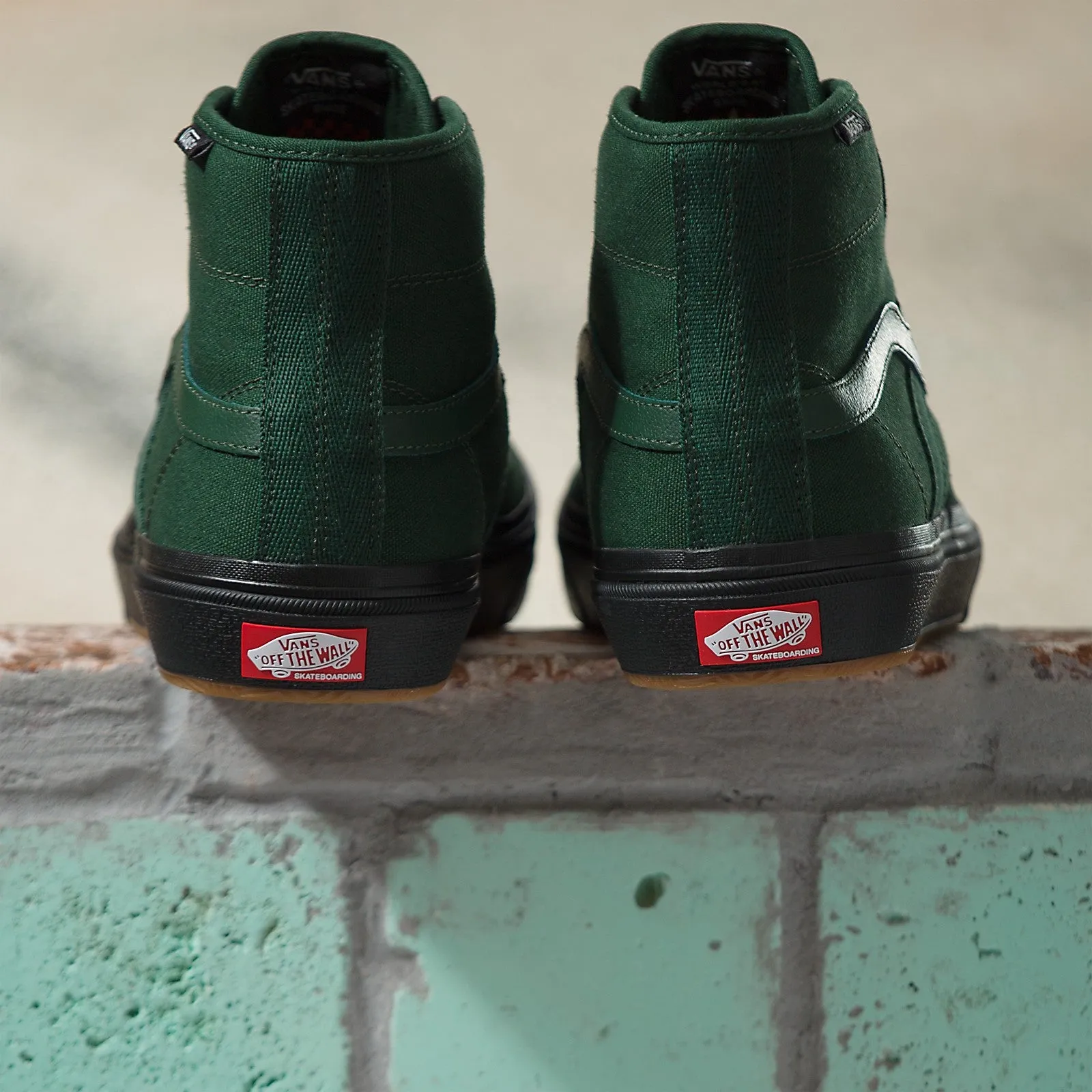 Vans Gilbert Crockett High Skateboard Shoe - Dark Green/Black