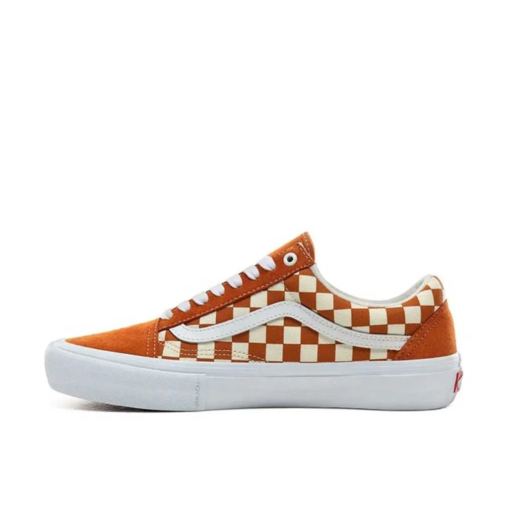 Vans Old Skool Pro Checkerboard - Golden Oak