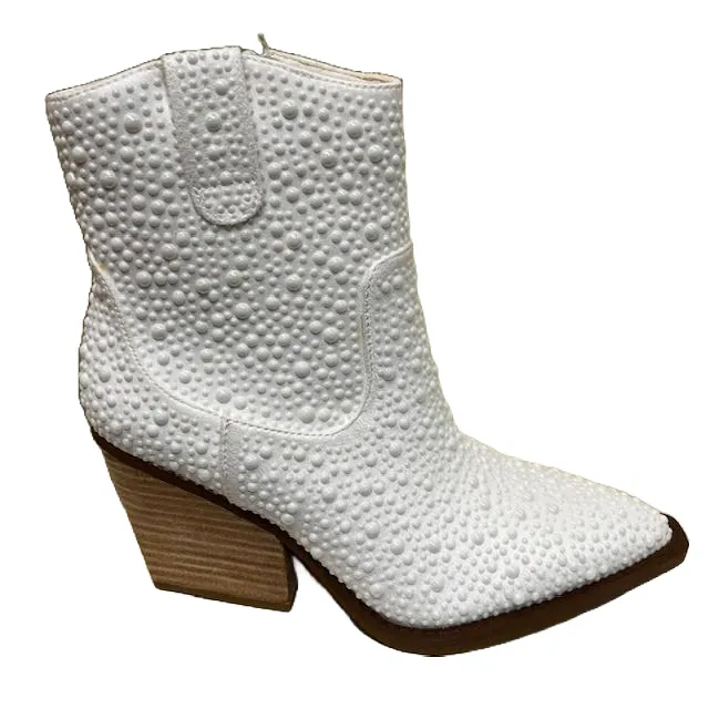 VERY G Kady Pearl Bootie - White